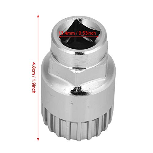 Keenso Extractor para Desmontar Ejes de Pedalier, Herramienta para Desmontar un Eje de Cuadradillo