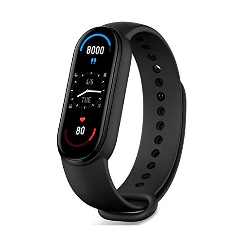 Kemite para xiaomi mi banda 6 1.56 pantalla completa deporte pulsera ritmo cardíaco fitness Tracker CN versión estándar