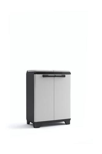 Keter Cubo Split Premium | Sistema de Reciclaje Organizador con 2 Compartimentos | Dimensiones 68 x 39 x 92 cm
