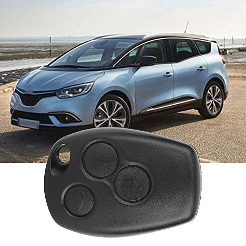 Key Shell Cover 3 botones Car Vehicle Remote Key Fob Shell Case para Logan Sandero Clio Fluence Vivaro Master Traffic