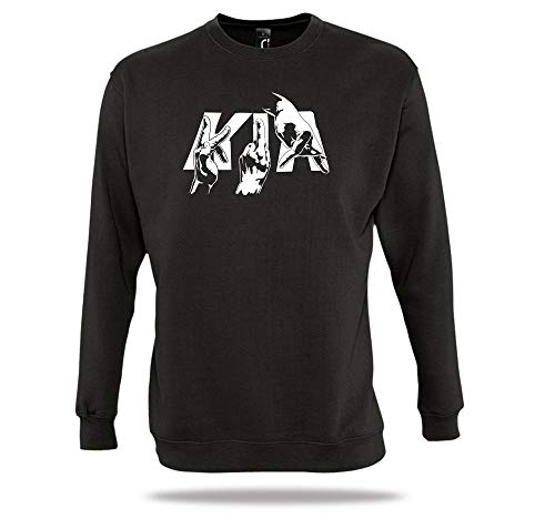KIA-Sweater-Autofan Rio Venga Ceed Stonic Picanto Sportage Sorento Optima negro XXL