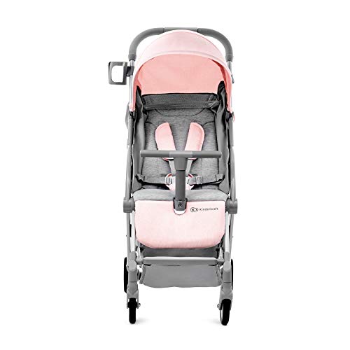 Kinderkraft Silla de Paseo PILOT, Carrito, Plegable, Transportable, Rosa