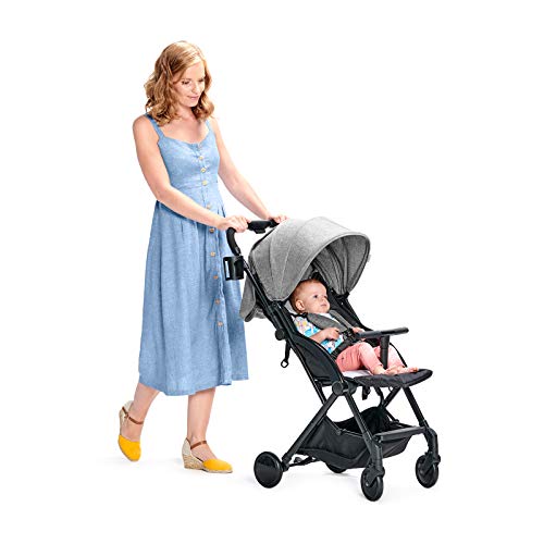 Kinderkraft Silla de Paseo PILOT, Carrito, Plegable, Transportable, Rosa