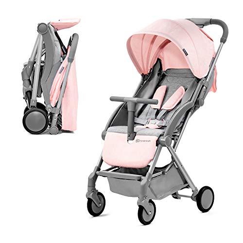 Kinderkraft Silla de Paseo PILOT, Carrito, Plegable, Transportable, Rosa