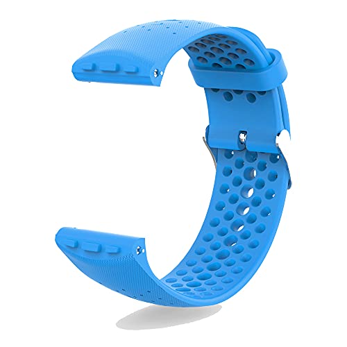 KINOEHOO Correas para relojes Compatible con Polar Vantage M Pulseras de repuesto.Correas para relojesde silicona.(azul)