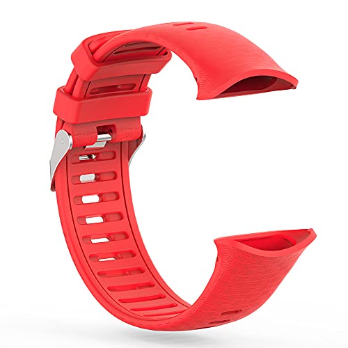 KINOEHOO Correas para relojes Compatible con Polar Vantage V Pulseras de repuesto.Correas para relojesde silicona.(rojo)