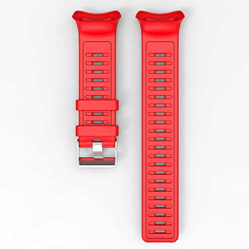 KINOEHOO Correas para relojes Compatible con Polar Vantage V Pulseras de repuesto.Correas para relojesde silicona.(rojo)