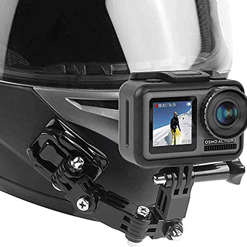 Kit de casco de motocicleta para GoPro Held 8/7/5 y la mayoría de cámaras de acción, casco de moto, barbilla, montado, pequeñas hormigas 4K, accesorios para cámara deportiva