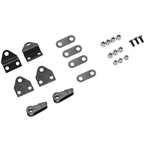 Kit de resorte de hoja de acero para coche RC, juego de suspensión de tipo hoja delantera de alta simulación Piezas de actualización de alta resistencia Suspensión de tipo hoja RC, modelo