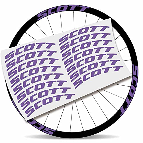 Kit Pegatinas Pegatinas Stickers LLANTA Scott 29" BTT MTB (Lavanda)