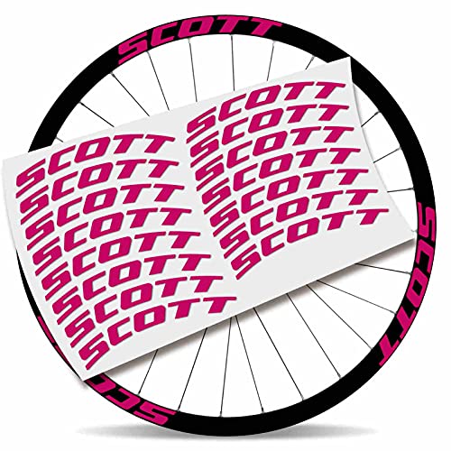 Kit Pegatinas Pegatinas Stickers LLANTA Scott 29" BTT MTB (Rosa)