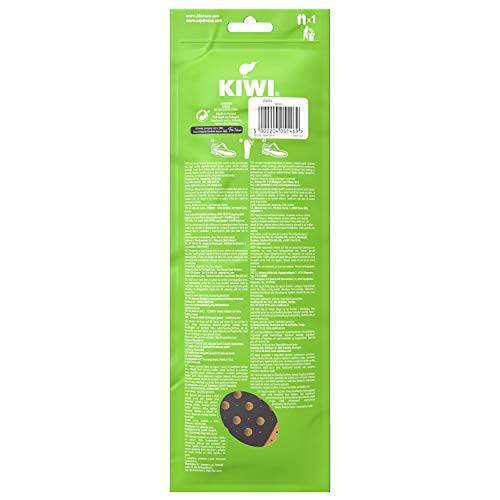 Kiwi Plantillas de piel auténtica para uso diario amortiguadoras y transpirables, talla 36-46