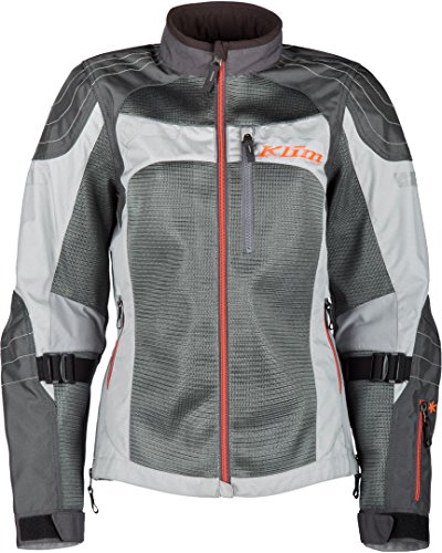 Klim Avalon Street Chaquetas de moto para mujer, color gris claro/pequeño