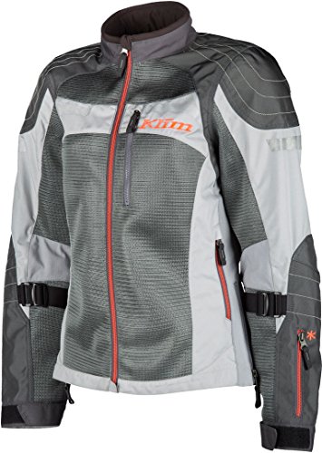 Klim Avalon Street Chaquetas de moto para mujer, color gris claro/pequeño