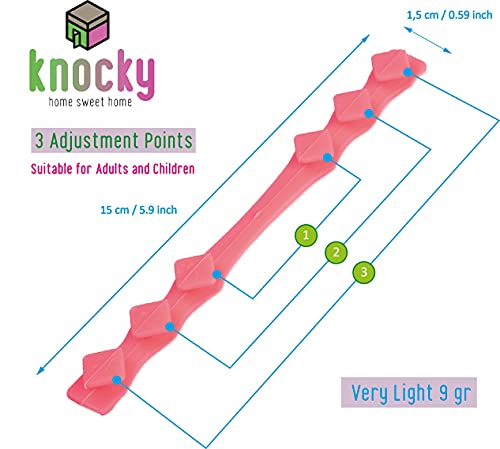 KNOCKY 6 Piezas Salvaorejas de Silicona para Mascarillas - Protector de Orejas y Enganches Soportes para Mascarillas - Sujeta Mascarillas con Adaptador Ajustable de 3 Ganchos