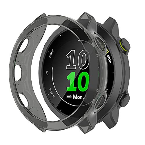 Kobmand Funda Protectora Compatible con Garmin Forerunner 55,Película Protectora de TPU a Prueba de Golpes para Garmin Forerunner 55