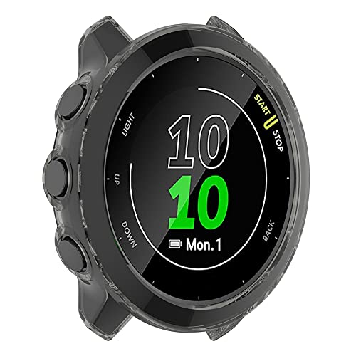 Kobmand Funda Protectora Compatible con Garmin Forerunner 55,Película Protectora de TPU a Prueba de Golpes para Garmin Forerunner 55