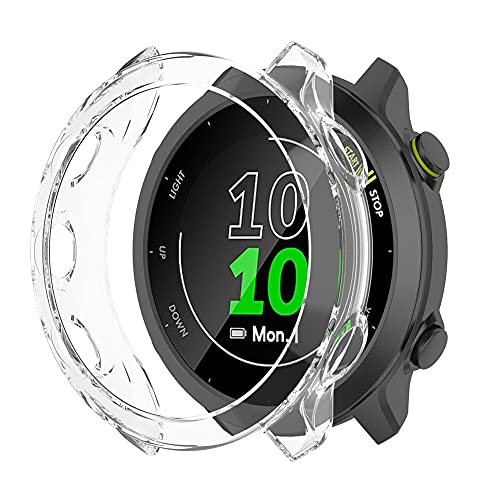 Kobmand Funda Protectora Compatible con Garmin Forerunner 55,Película Protectora de TPU a Prueba de Golpes para Garmin Forerunner 55