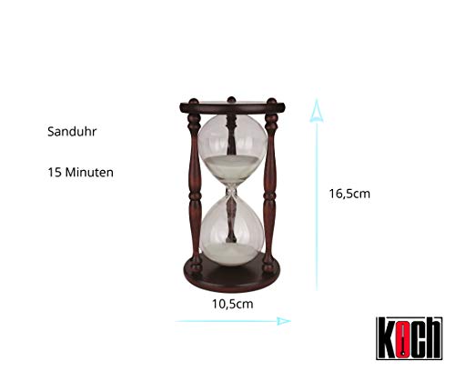 Koch 11250 Classic - Reloj de arena (15 minutos)