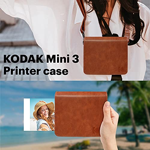 Kodak P300R Mini 3, Impresoras Portatiles Bluetooth + 68 Fotos y Accesorios, Impresora Pequeña De Fotos Cuadradas Tamaño 76X76Mm, Compatible con Smartphones iOS Y Android - Blanco