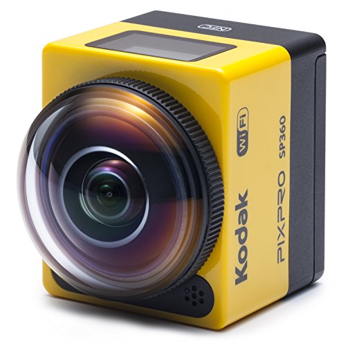 Kodak PixPro SP360 cámara para deporte de acción Full HD MOS 17,52 MP 25,4 / 2,33 mm (1 / 2.33") Wifi 103 g - Cámara deportiva (Full HD, 1920 x 1080 Pixeles, 120 pps, 848 x 480,1280 x 720,1280 x 960,1920 x 1080, H.264,MP4, 1080p,720p)