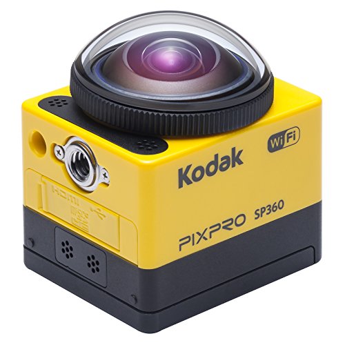 Kodak PixPro SP360 cámara para deporte de acción Full HD MOS 17,52 MP 25,4 / 2,33 mm (1 / 2.33") Wifi 103 g - Cámara deportiva (Full HD, 1920 x 1080 Pixeles, 120 pps, 848 x 480,1280 x 720,1280 x 960,1920 x 1080, H.264,MP4, 1080p,720p)