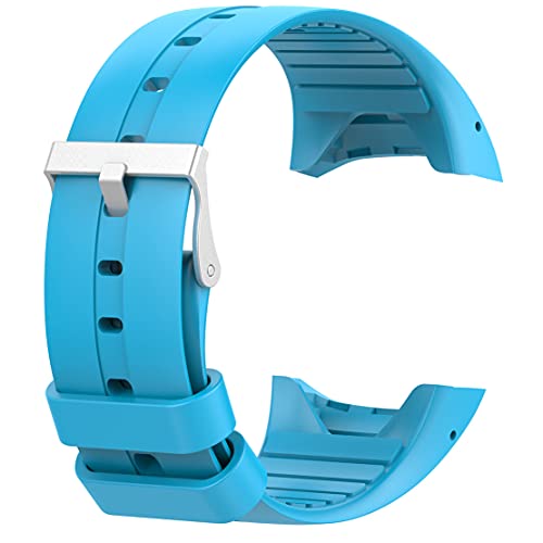 Kokymaker Reloj Pulsera de Repuesto reemplazo Correa Ajustable para Polar M400 / M430 Banda de Deportes Correa de Silicona (azul)