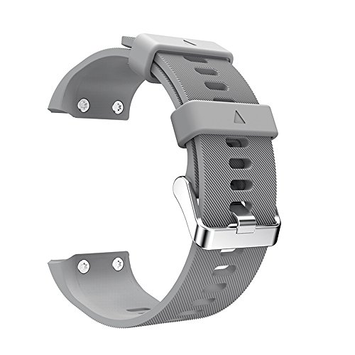 KOMI Correa de reloj compatible con Garmin Forerunner 35/30 Smart Watch, correa de repuesto de silicona