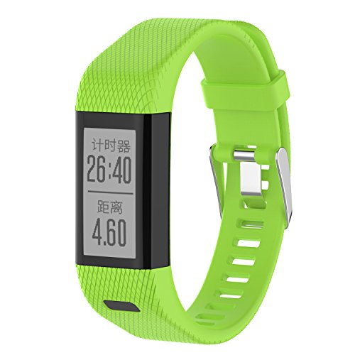 KOMI Correa de reloj compatible con Garmin Vivosmart HR+, correa de silicona deportiva para Garmin Vivosmart HR Plus