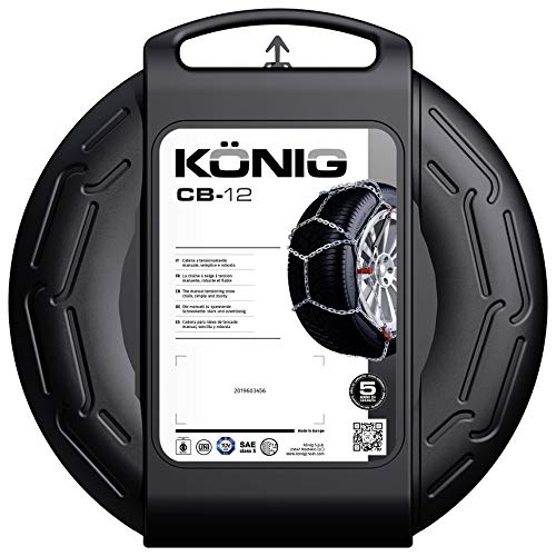 KÖNIG CB-12 090 Cadenas para la nieve, set de 2