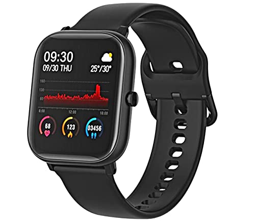KORBES Smartwatch Reloj Inteligente Mujer Hombre, con Pantalla Dinámica a Color de 1.54" Impermeable IP67, Modo Deportes, Monitor de Ritmo Cardíaco, Oxígeno y Sueño. para iOS y Android. Extra Band