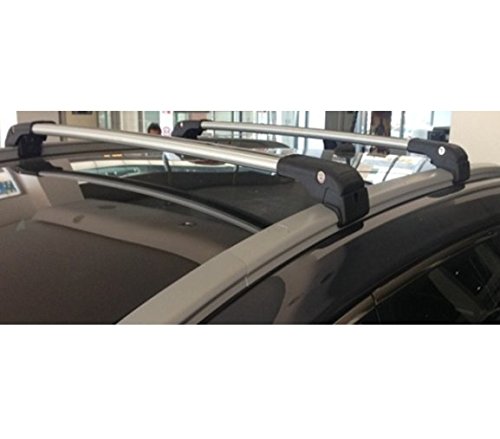 KREMER Barras portaequipajes para raíles integradas, específicas para Audi A4 2008 – 2015 Avant Station Wagon