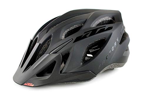 KTM Factory Line 2021 - Casco de bicicleta (54-58 cm), color negro brillante y mate