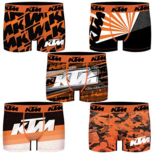 KTM PK1582-X Boxers, Pack 5pcs PK1582, XL para Hombre