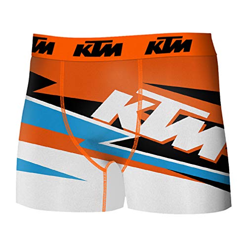 KTM Set 5 Boxer Microfibra (92% poliéster-8% Elastano) -Multicolor, Pack 5pcs T095-1, M para Hombre
