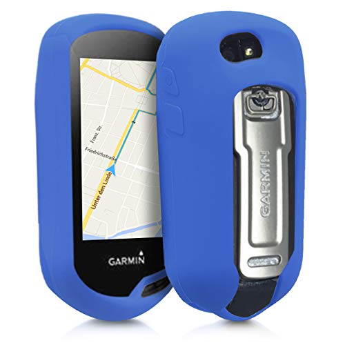 kwmobile Funda Compatible con Garmin Oregon 700 / 750t / 600/650 - Carcasa de Silicona para navegador GPS - Cover Azul