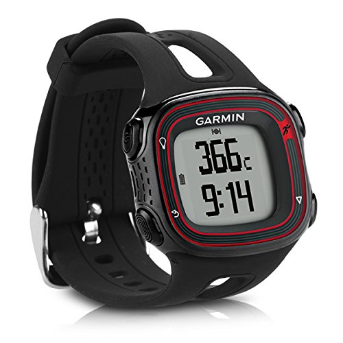 kwmobile Pulsera Compatible con Garmin Forerunner 10/15 - Correa para Reloj Inteligente Silicona TPU Negro