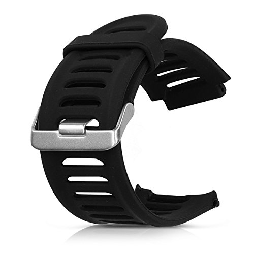 kwmobile Pulsera Compatible con Garmin Forerunner 910XT - Correa para Reloj Inteligente Silicona TPU Negro