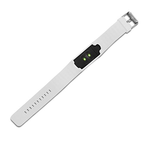 kwmobile Pulsera Compatible con Polar A360 / A370 - Correa para Reloj Inteligente Silicona TPU Blanco