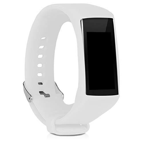 kwmobile Pulsera Compatible con Polar A360 / A370 - Correa para Reloj Inteligente Silicona TPU Blanco