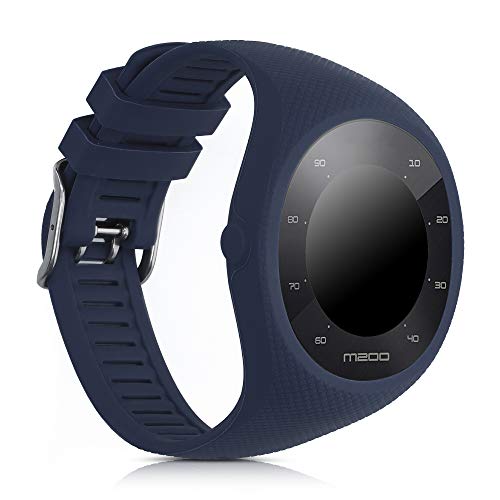 kwmobile Pulsera Compatible con Polar M200 - Correa para Reloj Inteligente Silicona TPU Azul Oscuro