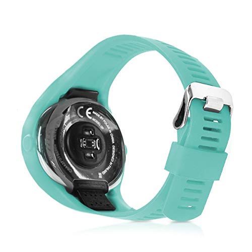 kwmobile Pulsera Compatible con Polar M200 - Correa para Reloj Inteligente Silicona TPU petróleo