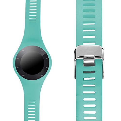 kwmobile Pulsera Compatible con Polar M200 - Correa para Reloj Inteligente Silicona TPU petróleo