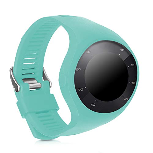 kwmobile Pulsera Compatible con Polar M200 - Correa para Reloj Inteligente Silicona TPU petróleo