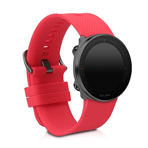 kwmobile Pulsera Compatible con Polar Vantage M/Grit X - Correa para Reloj Inteligente Silicona TPU Rojo