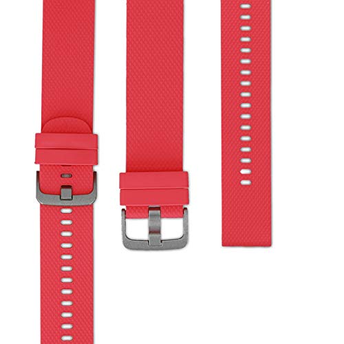 kwmobile Pulsera Compatible con Polar Vantage M/Grit X - Correa para Reloj Inteligente Silicona TPU Rojo