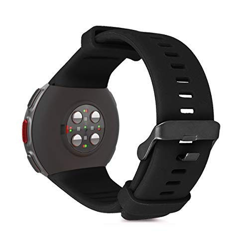 kwmobile Pulsera Compatible con Polar Vantage V - Correa para Reloj Inteligente Silicona TPU Negro