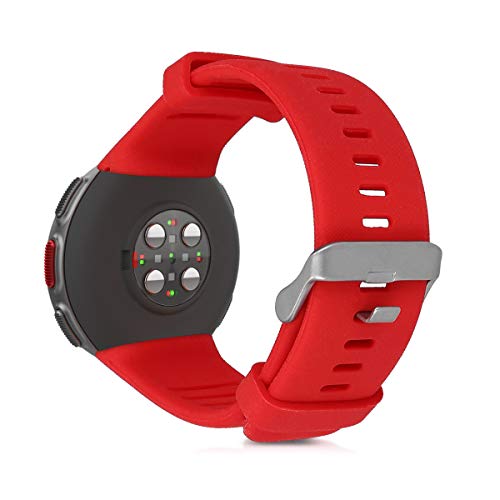 kwmobile Pulsera Compatible con Polar Vantage V - Correa para Reloj Inteligente Silicona TPU Rojo