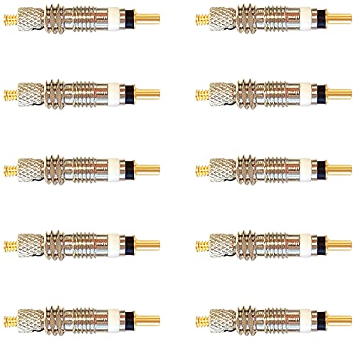 Kytpyi válvula de Bicicleta, 10 Piezas Valvula tubeless válvula Presta tubeless Presta Valve Core núcleo de válvula para Bicicletas sin cámara Bicicletas de montaña Bicicletas de Carretera