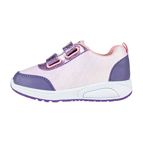 L O L Surprise! | Zapatos De Niña | Zapatillas De Diseño Ligero | Escuela | Casual | Zapatos De Moda Luces 3D Lilas | Velcro | EU 32 |